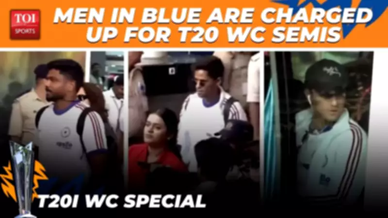 India's Cricket Team Lands in Mumbai for Semifinal Clash After Dominant Win