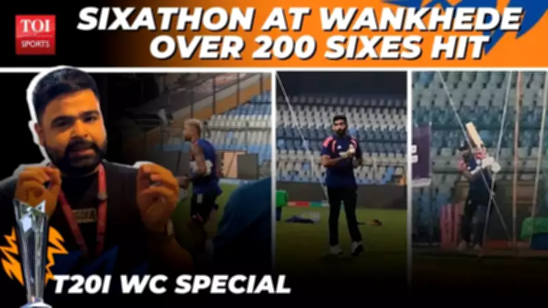 India's Cricketers Unleash Six-Hitting Frenzy in Wankhede Nets Practice