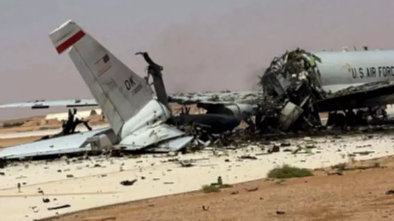 Iran Claims Destruction of US E-3 Sentry AWACS in Saudi Base Strike