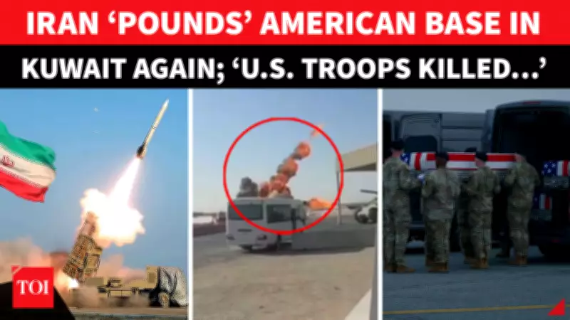 Iran Claims US Troops Killed, Wounded In Missile, Drone Strikes On Kuwait Base