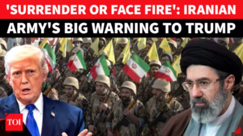 Iran Demands Trump's Surrender, Vows Fierce Missile Strikes Until Enemies Submit