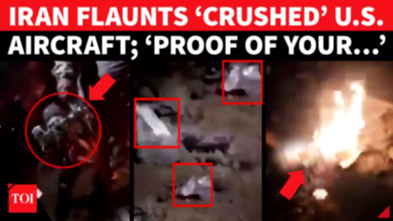 Iran Displays Wreckage of Downed US Drone Following Major Missile Attack