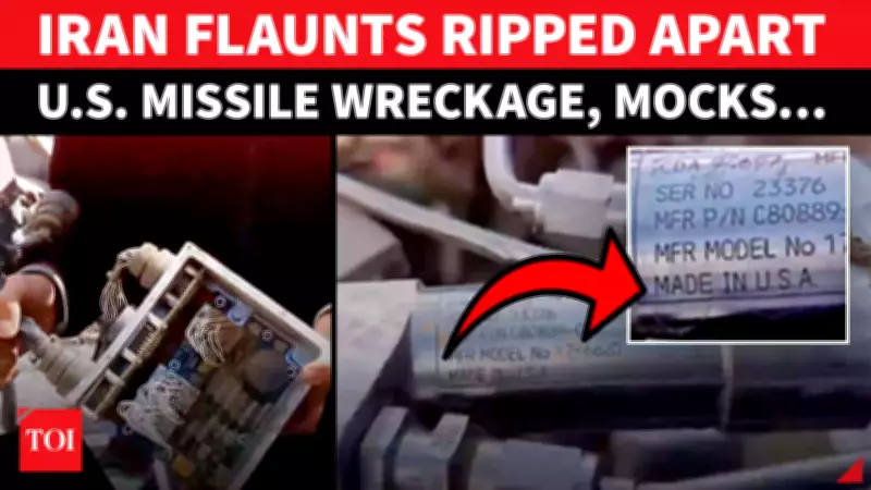 Iran Displays Wreckage of Intercepted US Cruise Missile, Challenges American Military Dominance