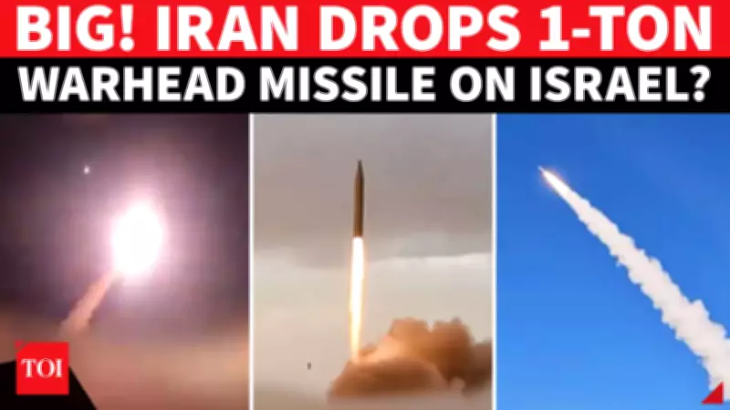 Iran Fires One-Ton Warhead Missiles at Tel Aviv in Major Escalation