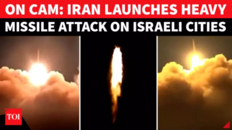 Iran Launches Heavy Ballistic Missile Barrage on Tel Aviv in Major Escalation