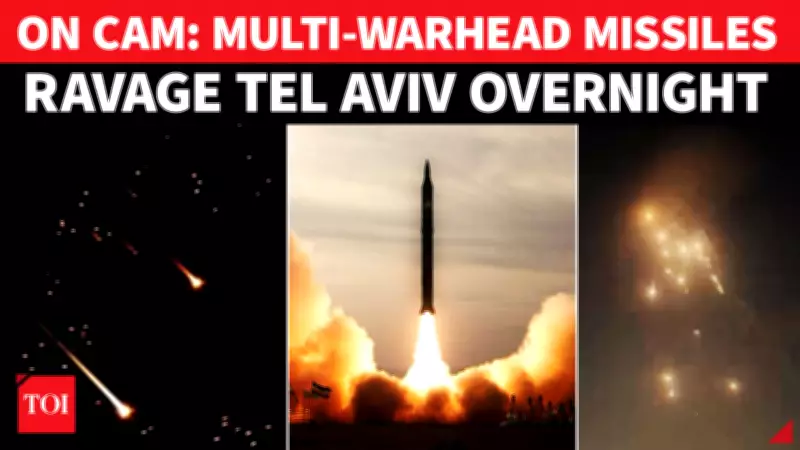 Iran Launches Khorramshahr-4, Qadr, Emad, Kheybar Missiles at Israel in Major Strike