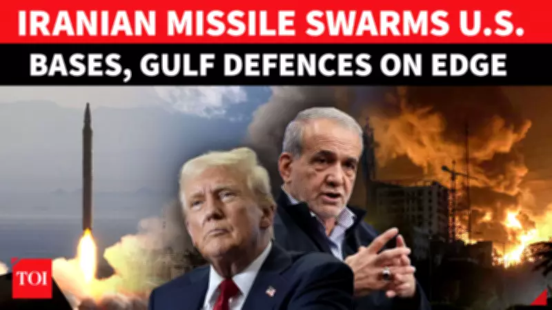 Iran Launches Major Missile Barrage Across Gulf, Air Defenses Activated in Multiple Nations