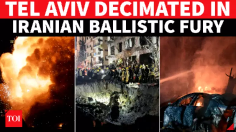 Iran Launches Massive Missile Attack on Tel Aviv, Bypassing Israeli Air Defenses