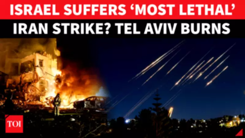 Iran Launches Missile Barrage on Tel Aviv; Multiple Injuries Reported Amid Escalation