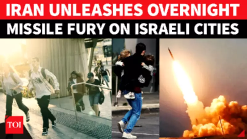 Iran Launches Missile Barrages at Israel, IDF Responds with Strikes on Tehran