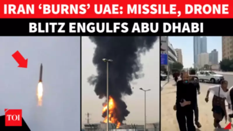 Iran Launches Missile & Drone Attack on Abu Dhabi, Injuring Six and Sparking Fires