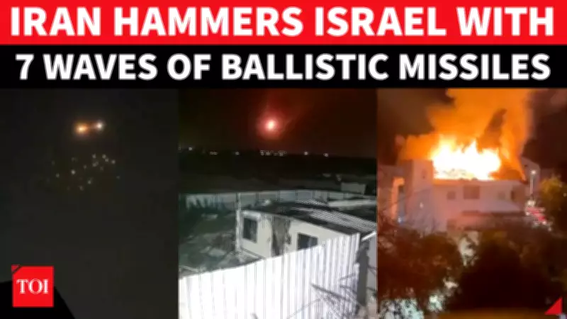 Iran Launches Seventh Missile Barrage on Israel; IDF Reports Minimal Damage