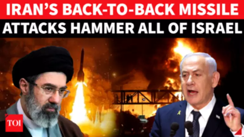 Iran Launches Unending Missile Barrage on Israeli Cities in Natanz Revenge Attack