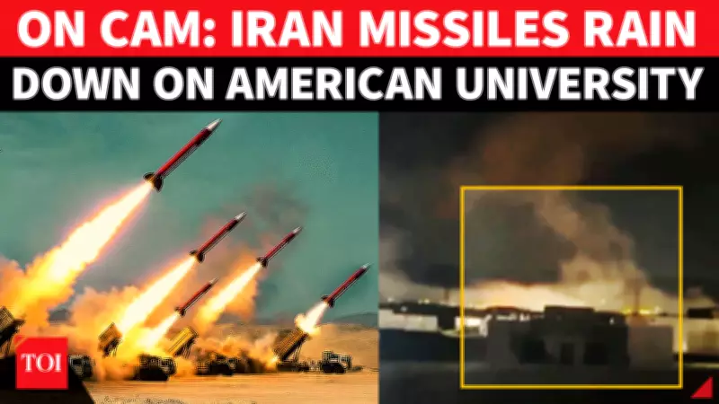 Iran Missile Strike Hits US-Linked University in Iraq, Causing Massive Explosion