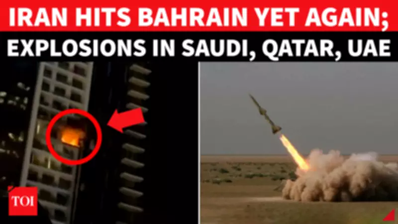 Iran Strikes Bahrain Hotels, Saudi Intercepts Missiles; US Reports 90% Attack Drop
