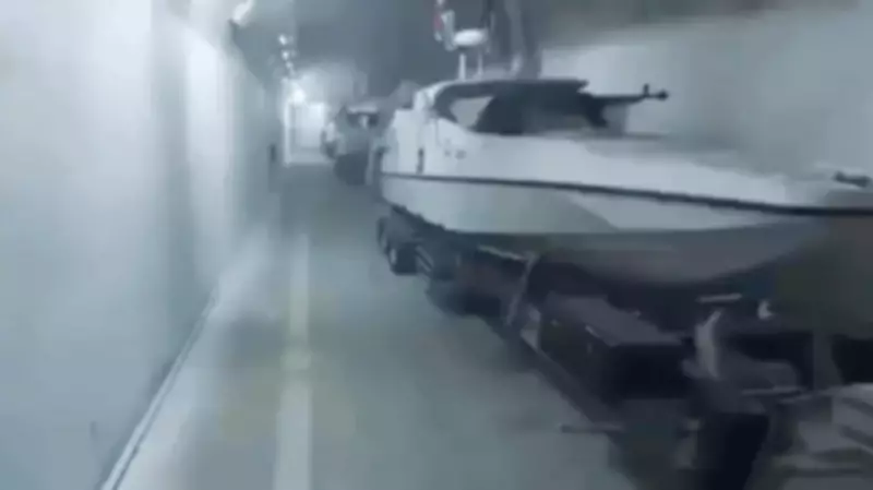 Iran Unveils Kamikaze Naval Drone Arsenal in Vast Underground 'Missile City'