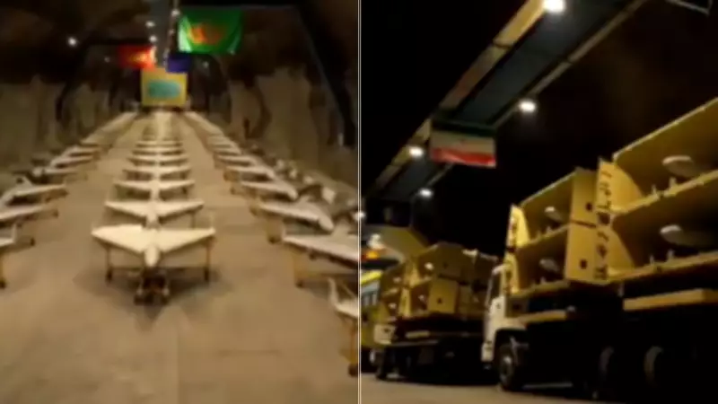 Iran Unveils Underground Drone Arsenal Amid Escalating Tensions in Middle East