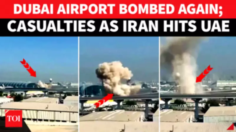 Iranian Drone Attack Hits Dubai Airport Again, Injuring Four Amid Regional Tensions