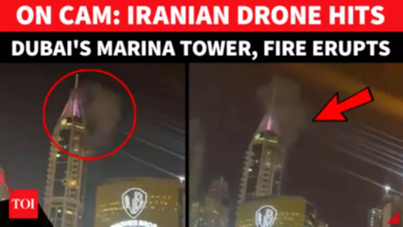 Iranian Drone Attack Hits Dubai: Marina Tower Damaged, Evacuations Ordered