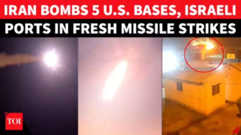 Iran's Eid Blitz: 55 US & Israeli Targets Hit Across Gulf, Ports Burn