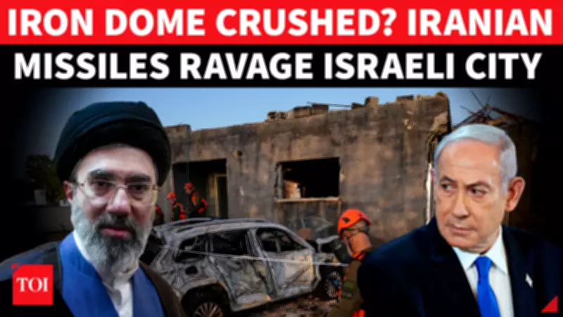 Iran's Missile Barrage Decimates Israeli City of Zarzir, 60 Injured in Overnight Attack