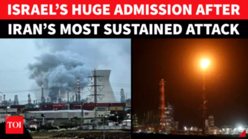 Iran's Most Sustained Single-Day Assault On Israel, Refinery Set Ablaze