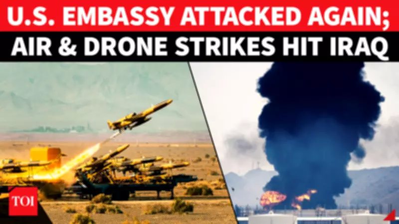 Iraqi Militias Launch Twin Drone Strikes Near U.S. Embassy, Baghdad on High Alert
