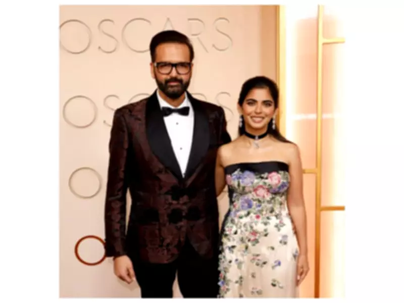 Isha Ambani Stuns in Vintage Valentino at Oscars 2026 with Husband Anand Piramal