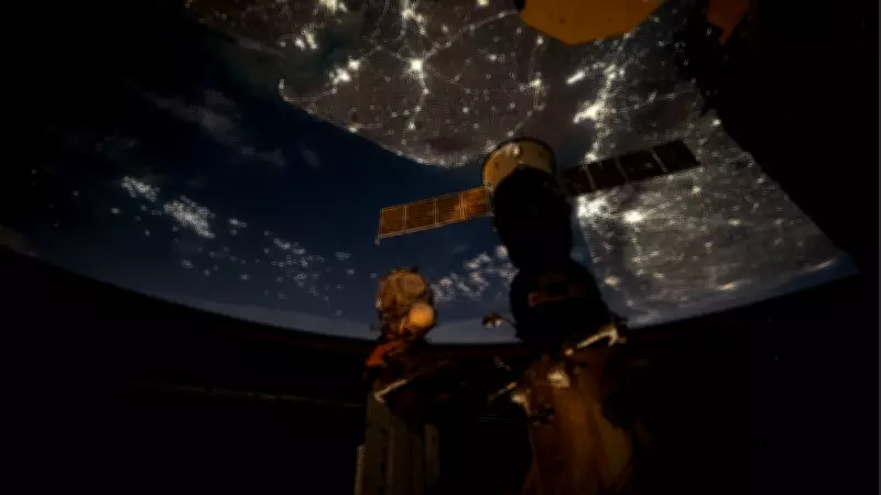 ISS Captures India's Nighttime Glow from Space, Revealing Urban Web of Lights