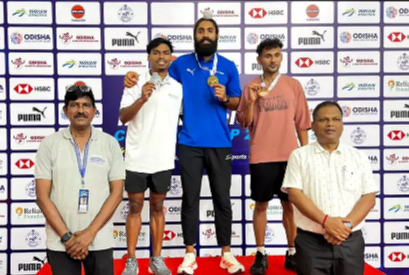 Jalandhar Sprinter Gurindervir Singh Shines at National Indoor Athletics Championships