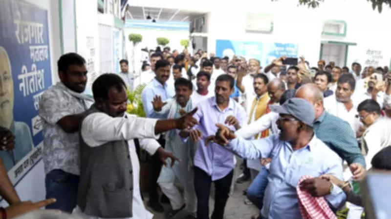 JD(U) Workers Protest Alleged Conspiracy Against Nitish Kumar After RS Nomination