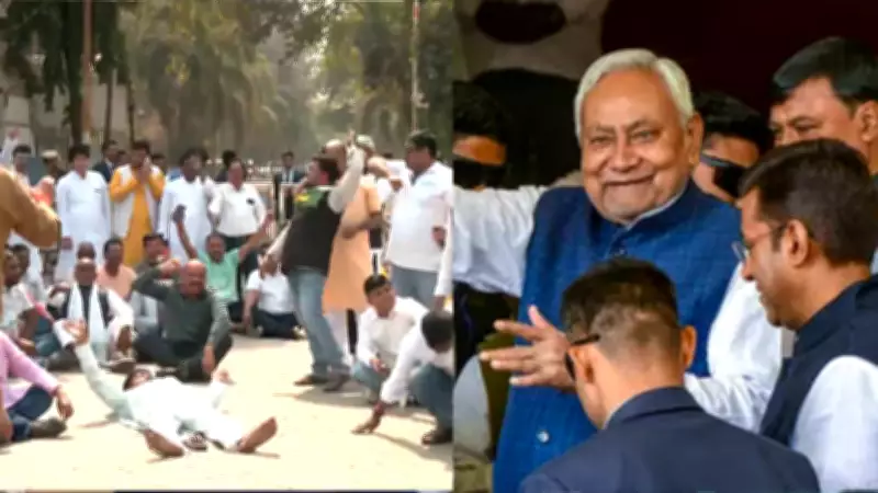 JD(U) Workers Protest Nitish Kumar's Rajya Sabha Nomination, Threaten Self-Immolation