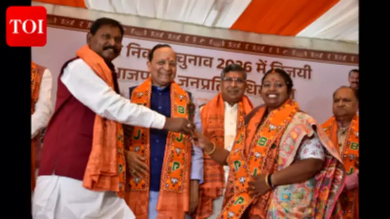 Jharkhand BJP Celebrates Civic Poll Success, Felicitates Newly Elected Representatives