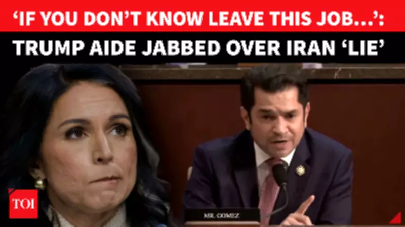 Jimmy Gomez Launches Nuclear Attack on Tulsi Gabbard Over Iran Intelligence Handling