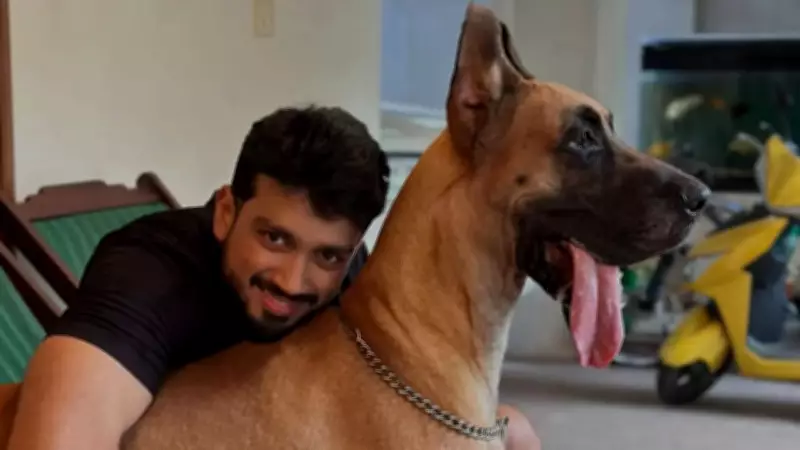 Kalidas Jayaram's Heartbreaking Farewell to His Great Dane Bunty on Instagram
