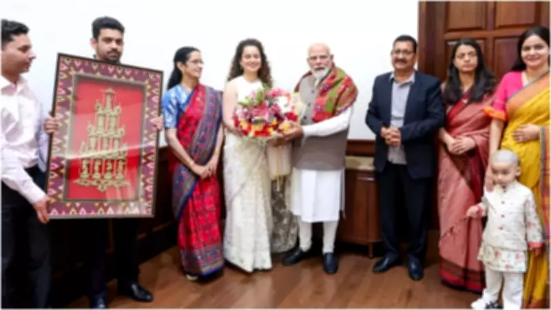 Kangana Ranaut Celebrates 40th Birthday with PM Modi Meeting