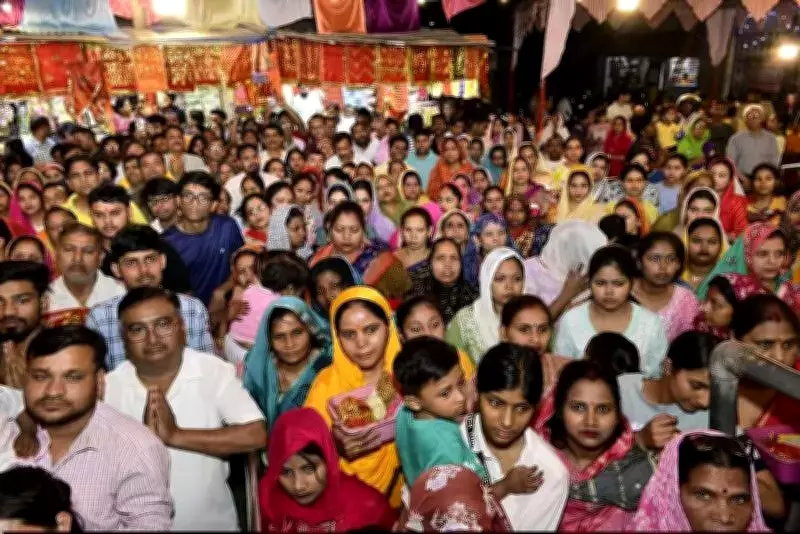 Kanpur Temples Overflow with Devotees on Navratri Ashtami Amid Special Arrangements