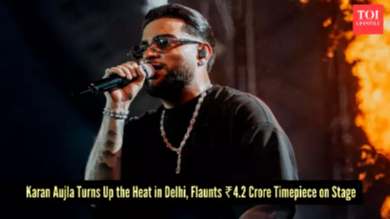 Karan Aujla's Rs 4.2 Crore Richard Mille Watch Steals Spotlight at Delhi Concert