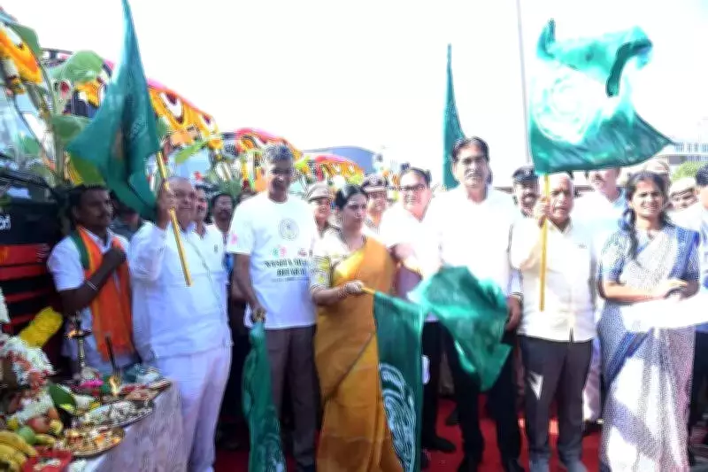 Karnataka Ministers Launch 250 New Buses, Propose NWKRTC Renaming After Rani Channamma