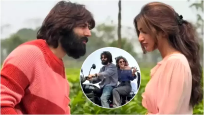Kartik Aaryan and Sreeleela's Kashmir Film Shoot Pictures Leak Online