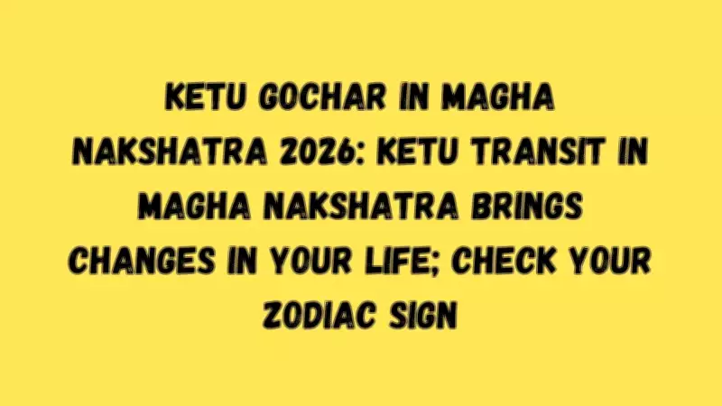 Ketu's Rare Transit into Magha Nakshatra: Astrological Impacts on All Zodiac Signs