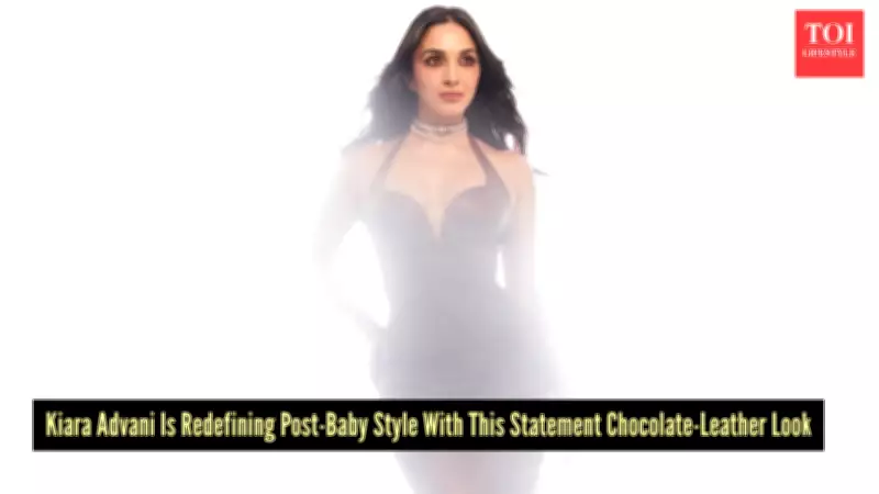 Kiara Advani Redefines Post-Maternity Fashion with Daring Chocolate Brown Gown