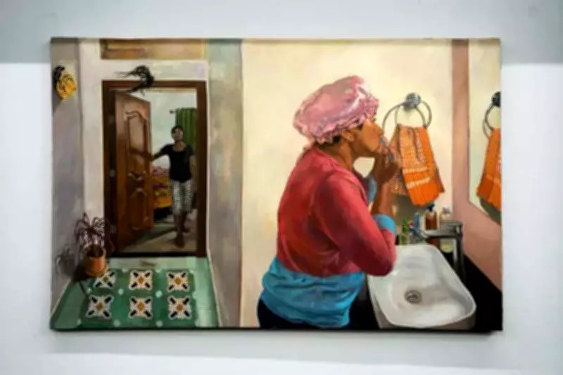 Kochi Artist Nithya A S Explores Identity Through Hair in Biennale Exhibition