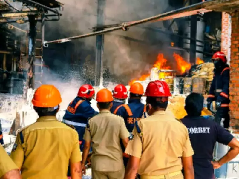Kochi Factory Fire Kills Worker, Exposes Safety Lapses in Edayar Industrial Zone