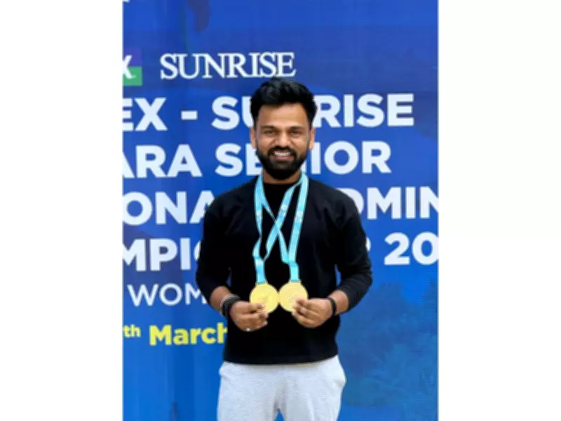 Krishna Nagar Secures Double Gold at 7th Senior National Para-Badminton Championship