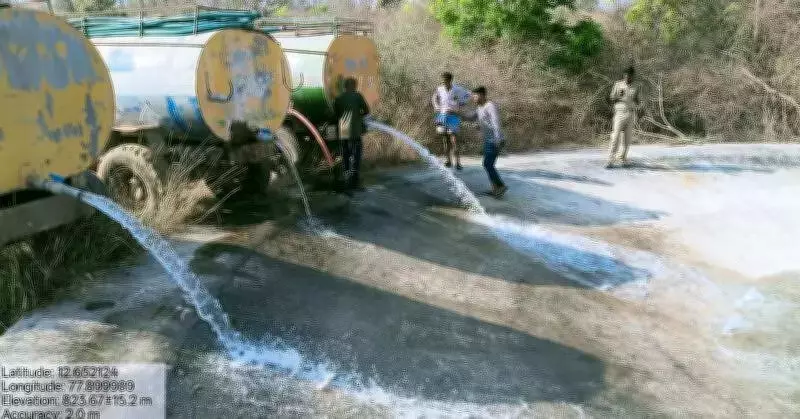 Krishnagiri Forest Dept Fills Water Tanks to Aid Wildlife During Summer Heat