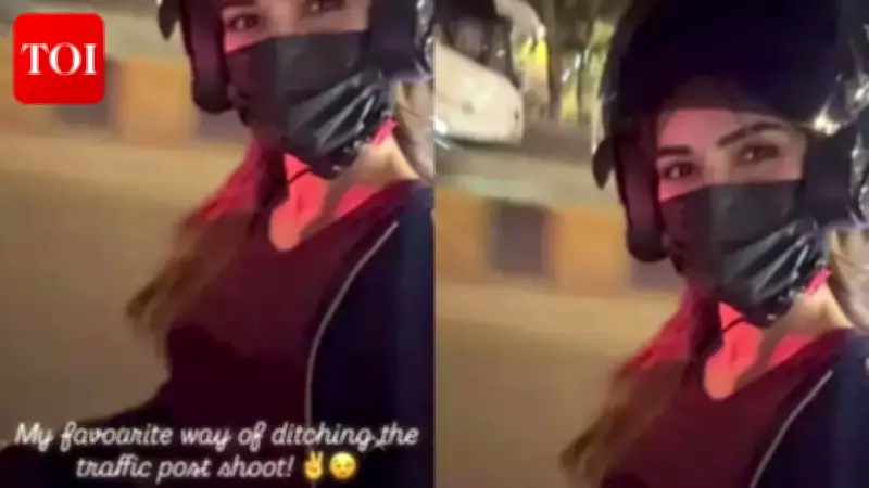 Kriti Sanon Chooses Scooty Over Luxury Car to Beat Mumbai Traffic Post-Shoot