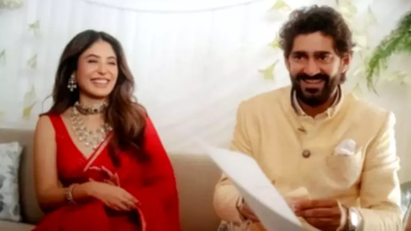 Kritika Kamra's Stunning Red Chanderi Saree for Gaurav Kapur Wedding