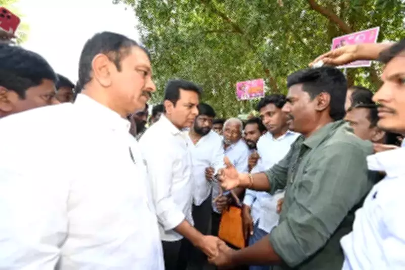 KTR Slams Congress 'Bulldozer Regime' in Telangana, Vows to Protect Poor from Demolitions