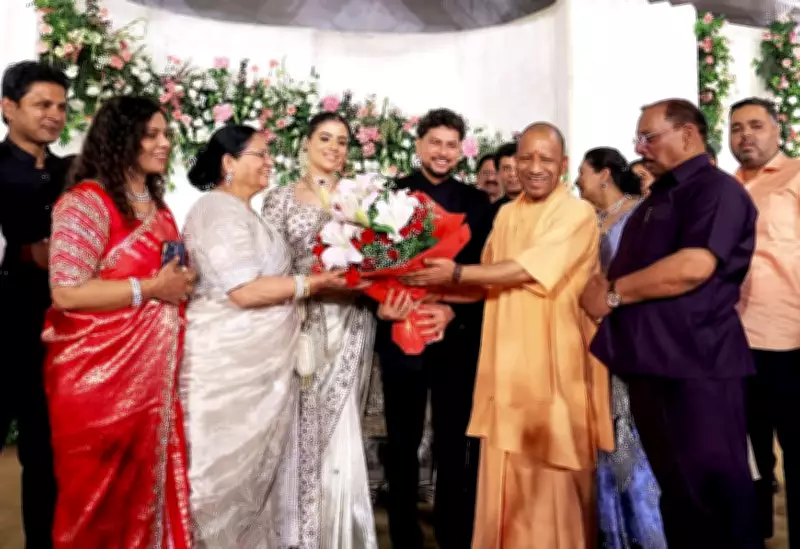 Kuldeep Yadav's Star-Studded Wedding Reception in Lucknow Draws Political and Cricketing Elite